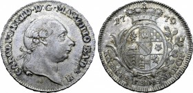 German States, Margraviate of Baden. Karl Friedrich AR Thaler.