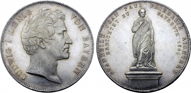 German States, Kingdom of Bavaria. Ludwig I (1825-1848) AR 2 Thaler - 3.5 Gulden...
