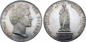 German States, Kingdom of Bavaria. Ludwig I AR 2 Thaler - 3.5 Gulden.