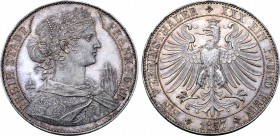German States, Free Imperial City of Frankfurt AR Vereinsthaler.