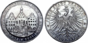 German States, Free Imperial City of Frankfurt AR Vereinsthaler.