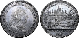 German States, Free Imperial City of Regensburg AR 1/2 Konventionstaler.