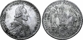 German States, Bishopric of Würzburg. Franz Ludwig von Erthal AR Thaler.