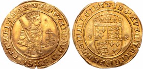 Great Britain, Tudor. Edward VI AV Half Sovereign.