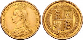 Great Britain, Hanover. Victoria Gilded AR Sixpence (withdrawn type).