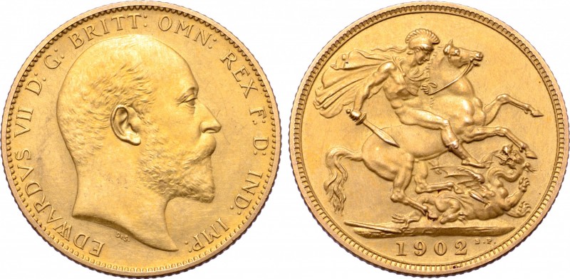 Great Britain, Saxe-Coburg and Gotha. Edward VII (1901-1910) AV Matte Proof Sove...