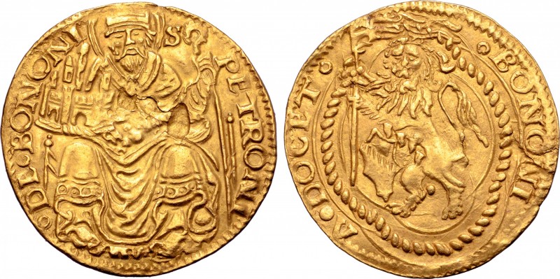Italian States, Republic of Bologna. Giovanni II Bentivoglio (1463-1508) AV 2 Bo...