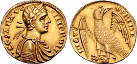 Italian States, Kingdom of Sicily. Federico I (Federico II, Sacro Romano Impero) AV Augustale.