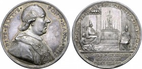 Italy, Papal States. Pius VI AR Medal.