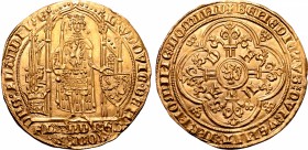 Low Countries, Vlaanderen (Flanders). Lodewijk II van Male AV Gouden flandres (franc a pied).