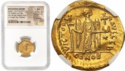 Collection of Ancient coins
RÖMISCHEN REPUBLIK / GRIECHISCHE MÜNZEN / BYZANZ / ANTIK / ANCIENT / ROME / GREECE

Byzantium. Justin I (518-527). Soli...
