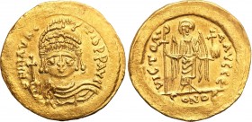 Collection of Ancient coins
RÖMISCHEN REPUBLIK / GRIECHISCHE MÜNZEN / BYZANZ / ANTIK / ANCIENT / ROME / GREECE

Byzantium. Mauricius Tiberius (582-...