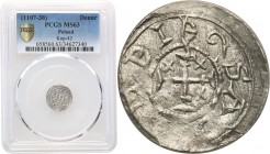 COLLECTION Medieval coins
POLSKA/POLAND/POLEN/SCHLESIEN

Bolesław III Krzywousty. Denar (1102-1138) PCGS MS63 (MAX) - BEAUTIFUL and RARE 

Aw.: B...
