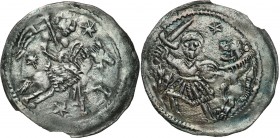 COLLECTION Medieval coins
POLSKA/POLAND/POLEN/SCHLESIEN

Konrad Mazowiecki. Denar, InoWroclaw (Breslau) - RARITY - BEAUTIFUL 

Aw.: Postać na kon...