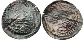 COLLECTION Medieval coins
POLSKA/POLAND/POLEN/SCHLESIEN

Bolesław Pobożny lub Bolesław V Wstydliwy. Denar brakteatowy (jednostronny) - RARITY 

A...