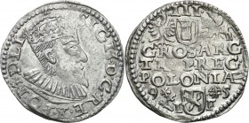 Sigismund III Vasa 
POLSKA/ POLAND/ POLEN / POLOGNE / POLSKO

Zygmunt III Waza. Trojak (3 grosze) 1595, Wschowa - RARITY R6 

Aw.: Popiersie król...