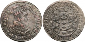 Sigismund III Vasa 
POLSKA/ POLAND/ POLEN / POLOGNE / POLSKO

Zygmunt III Waza. Ort (18 groszy) 1619, Danzig (Gdansk) - RARE date 

Aw.: Popiersi...
