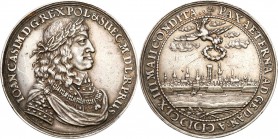 Medals
POLSKA/ POLAND/ POLEN / POLOGNE / POLSKO

John II Casimir. Donative in silver 1660, Danzig (Gdansk) 

Aw.: Popiersie króla w prawo, w wień...