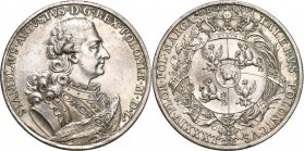 Collection of 19th century medals
POLSKA/ POLAND/ POLEN / POLOGNE / POLSKO

Stanisaw August Poniatowski. Morikofera's thaler 1766 - galvan 

Aw.:...