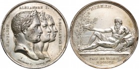 Collection of 19th century medals
POLSKA/ POLAND/ POLEN / POLOGNE / POLSKO

France, Napoleon Bonaparte. The Peace Medal in Tyla 1807, galvanized 
...