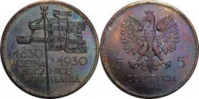Poland II Republic
POLSKA/ POLAND/ POLEN / POLOGNE / POLSKO

II RP. II RP. 5 zlotych 1930 Sztandar 

Bardzo ładny egzemplarz. Blask menniczy, kol...