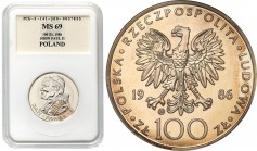 Polish collector coins after 1949
POLSKA/ POLAND/ POLEN / POLOGNE / POLSKO

PRL. 100 zlotych 1986 Papież John Paul II Pope, standard stamp 

Bard...