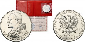 Polish collector coins after 1949
POLSKA/ POLAND/ POLEN / POLOGNE / POLSKO

PRL. 200 zlotych 1982 John Paul II Pope standard stamp - - RARE 

Mon...