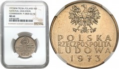 PROBE coins Poland after 1945
POLSKA / POLAND / POLEN / PATTERN / PROBE / PROBA

PRL. PROBA Copper Nickiel. 10 zlotych 1973 200 lat KEN NGC MS64 (M...