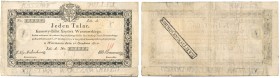Banknotes
POLSKA / POLAND / POLEN / PAPER MONEY / BANKNOTE

The Duchy of Warsaw. 1 Taler (thaler) 1810 seria A, Małachowski/Piramowicz 

Seria A,...