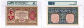 Banknotes
POLSKA / POLAND / POLEN / PAPER MONEY / BANKNOTE

1.000 polish mark 1916 seria A GENERAŁ PMG 53 - BEAUTIFUL and RARE 

Banknot złamany ...