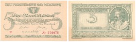 Banknotes
POLSKA / POLAND / POLEN / PAPER MONEY / BANKNOTE

5 polish mark 1919 seria IP 

Seria IP, numeracja 5579978.Wyśmienicie zachowany bankn...
