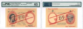 Banknotes
POLSKA / POLAND / POLEN / PAPER MONEY / BANKNOTE

SPECIMEN / PATTERN 20 zlotych 1924 Kosciuszko II EM. A PMG 63 - BEAUTIFUL - RARITY R6 ...