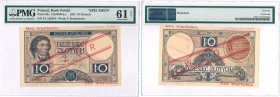 Banknotes
POLSKA / POLAND / POLEN / PAPER MONEY / BANKNOTE

SPECIMEN / PATTERN 10 zlotych 1924 Kosciuszko II EM. A PMG 61 WYŚMIENIETY - RARITY R6 ...