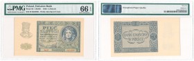 Banknotes
POLSKA / POLAND / POLEN / PAPER MONEY / BANKNOTE

5 zlotych 1940 seria B PMG 66 EPQ 

Wysoka nota gradingowa PMG 66. Idealnie zachowany...