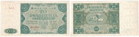 Banknotes
POLSKA / POLAND / POLEN / PAPER MONEY / BANKNOTE

20 zlotych 1947 seria D 

Emisyjny stan zachowania. Piękna prezencja.Lucow 1210 (R3);...