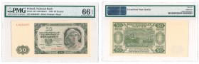 Banknotes
POLSKA / POLAND / POLEN / PAPER MONEY / BANKNOTE

50 zlotych 1948 seria A PMG 66 EPQ - RARITY R5 

Ceniona i poszukiwana przez kolekcjo...