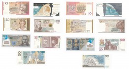 Banknotes
POLSKA / POLAND / POLEN / PAPER MONEY / BANKNOTE

III RP. 10, 20, 50 zlotych 2008-2014 - set 7 banknotes 

Zestaw zawiera 7 banknotów:-...