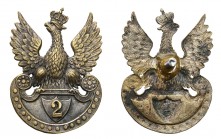 Collection of Eagles
POLSKA/ POLAND/ POLEN/ RUSSIA/ RUSSLAND/ РОССИЯ

Legionary eagle with number 2 produced by Grynszpan 1916, Warsaw (Warsaw) 
...