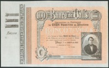 100 Pesetas. 1 de Abril de 1892. Banco de Valls. Serie C. (Ruiz y Alentorn: 927). SC-.