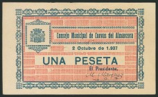 CUEVAS DEL ALMANZORA (ALMERIA). 1 Peseta. 2 de Junio de 1937. (González: 2142). EBC.