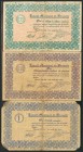 GIRONELLA (BARCELONA). 25 Céntimos, 50 Céntimos y 1 Peseta. 7 de Mayo de 1937. (González: 8043/45). BC/RC.