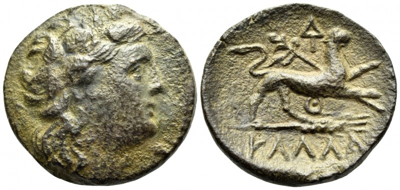 MOESIA. Kallatis. Circa 3rd-2nd centuries BC. (Bronze, 22 mm, 7.31 g, 12 h). Wre...