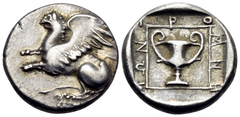 THRACE. Abdera. Circa 365/0-350/45 BC. Tetrobol (Silver, 15 mm, 2.87 g, 1 h), st...