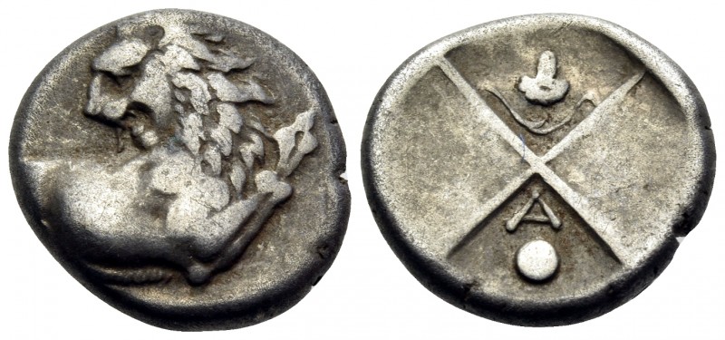 THRACE. Chersonesos. Circa 386-338 BC. Hemidrachm (Silver, 13 mm, 2.29 g, 6 h). ...