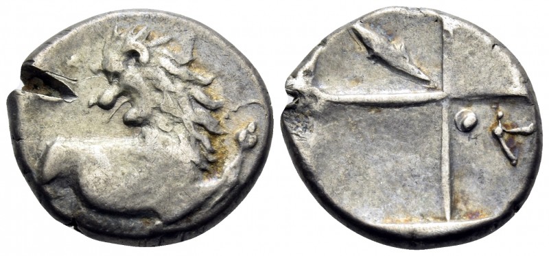 THRACE. Chersonesos. Circa 386-338 BC. Hemidrachm (Silver, 13.5 mm, 2.32 g, 5 h)...