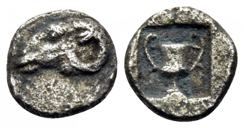 THRACE. Maroneia(?). 5th-4th centuries BC. Hemiobol (Silver, 6.5 mm, 0.26 g, 11 ...
