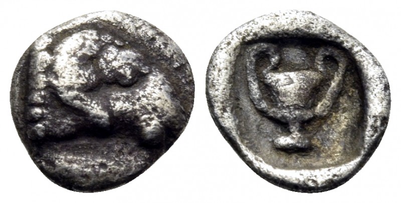 THRACE. Maroneia(?). 5th-4th centuries BC. Hemiobol (Silver, 6.5 mm, 0.25 g, 1 h...