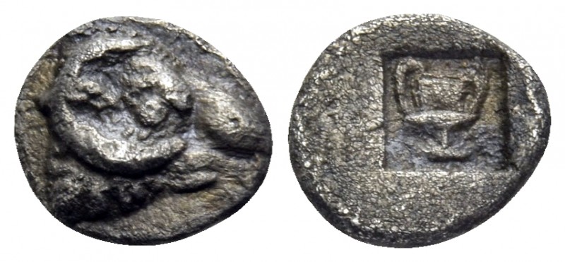 THRACE. Maroneia(?). 5th-4th centuries BC. Hemiobol (Silver, 7 mm, 0.26 g, 6 h)....