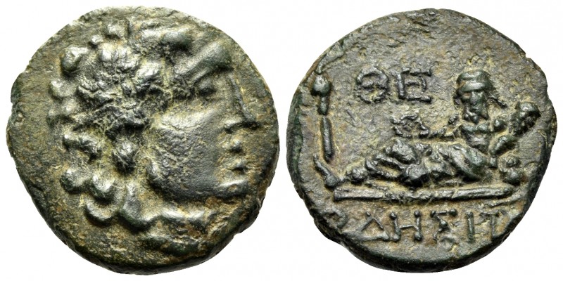 THRACE. Odessos. Circa 115/05-72/1 BC. (Bronze, 16 mm, 2.69 g, 12 h). Laureate h...