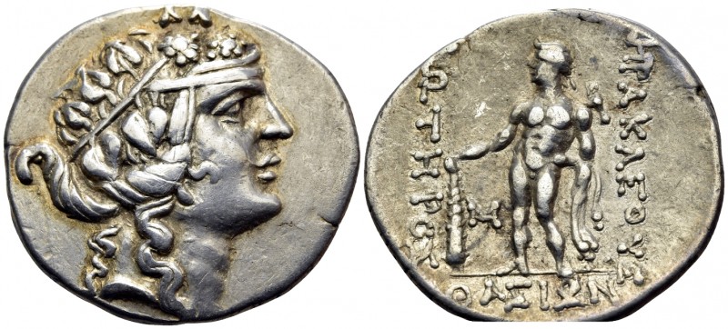 ISLANDS OFF THRACE, Thasos. Circa 148-90/80 BC. Tetradrachm (Silver, 33 mm, 16.6...